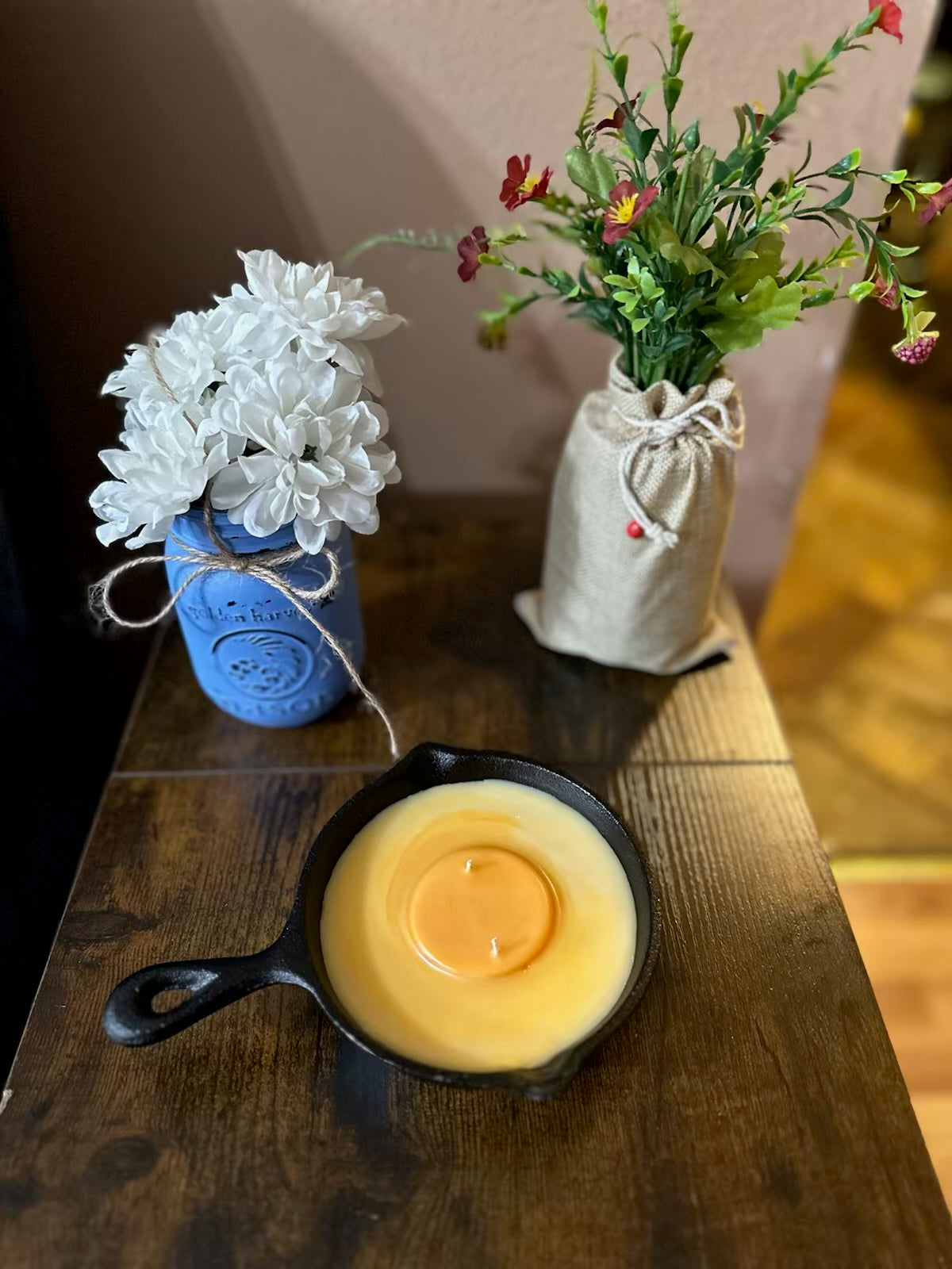 Mystery Cast Iron Pan Candle