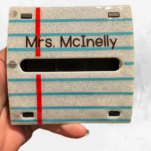 Custom Resin Post-It Note Holder